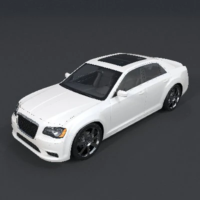 chrysler 300 srt8 3D Model .c4d .max .obj .3ds .fbx .stl .blend 