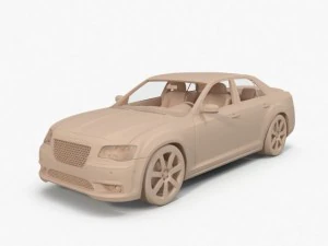 chrysler 300 srt8 3D Model