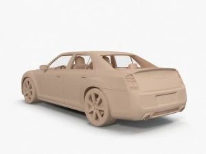 chrysler 300 srt8 3D Model