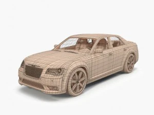 chrysler 300 srt8 3D Model