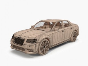 chrysler 300 srt8 Modelo 3D