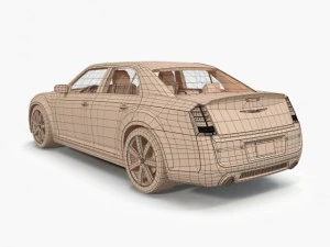 chrysler 300 srt8 3D Model