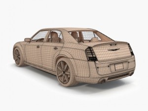 chrysler 300 srt8 Modelo 3D