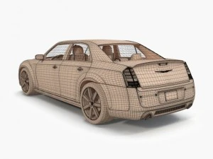 chrysler 300 srt8 3D Model