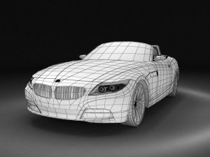 bmw z4 2009 3D Model