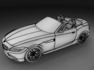 bmw z4 2009 3D Model