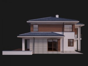 villa house 3D Model