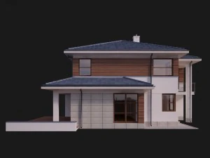 вилла дом 3D Модель