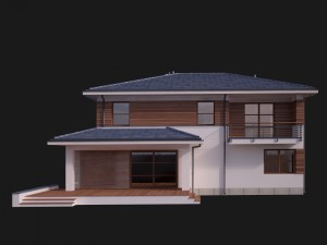 villa house 3D Model