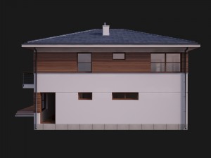 villa house 3D Model