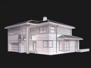 вилла дом 3D Модель