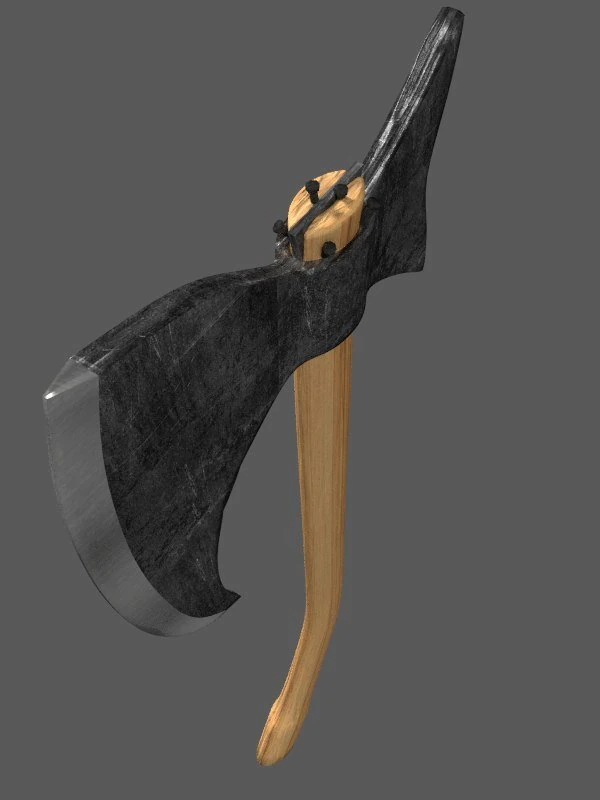 axe 3D Model .c4d .max .obj .3ds .fbx .stl .blend 