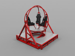 human gyroscope 3D-Modell