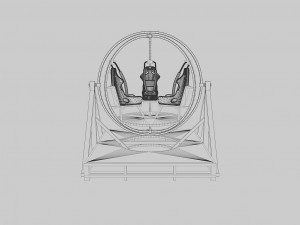 human gyroscope 3D-Modell