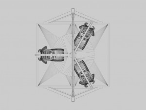 human gyroscope 3D-Modell