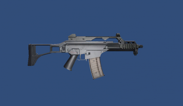 g36c silver 3D Model .c4d .max .obj .3ds .fbx .stl .blend