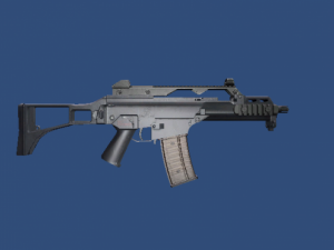 g36c silver Modelo 3D