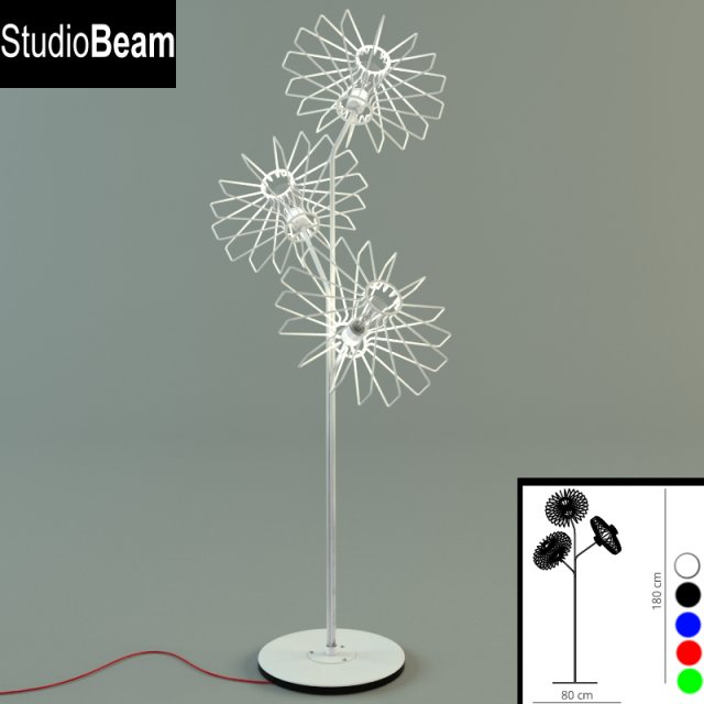 diamond floor  studio beam Modelo 3D .c4d .max .obj .3ds .fbx .stl .blend 