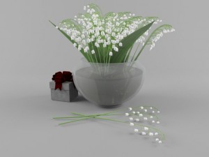 lily of the valley 3D Модель