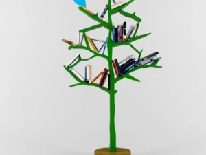 drzewo książek Model 3D