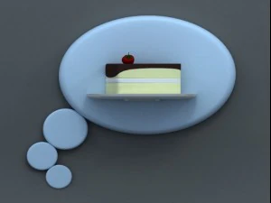 ケーキ 3Dモデル