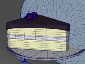 ケーキ 3Dモデル