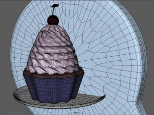 kue mangkuk Model 3D