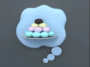 macarons 3D Model