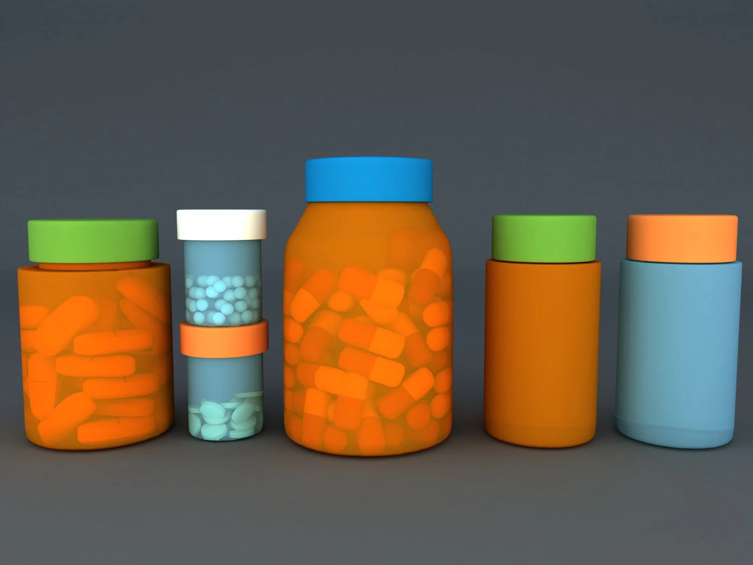 madicaments 3D Model .c4d .max .obj .3ds .fbx .stl .blend 