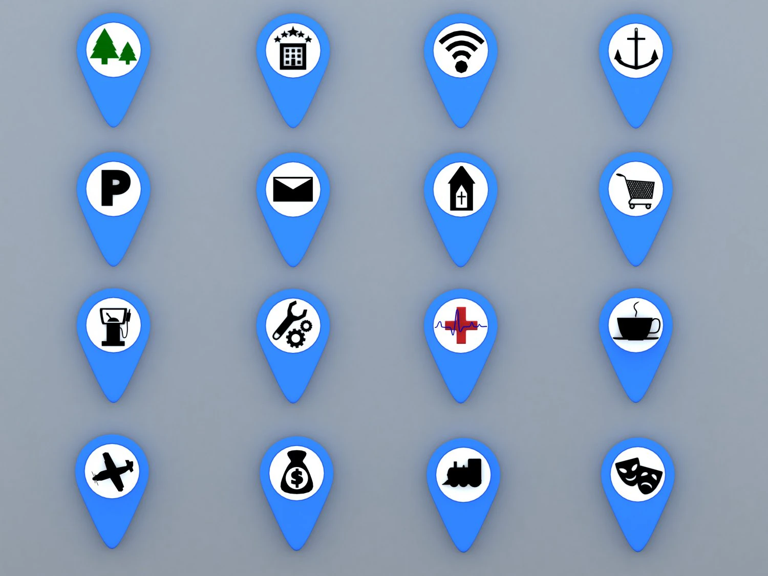 pointers 3D Model .c4d .max .obj .3ds .fbx .stl .blend 