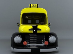old taxi 3D-Modell
