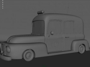 old taxi 3D-Modell