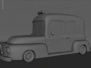 old taxi 3D Model