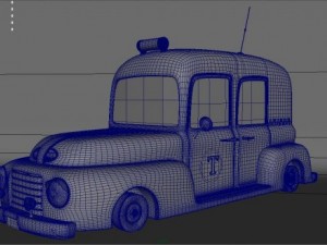 old taxi 3D-Modell