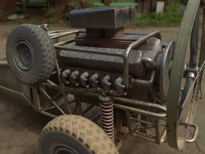 db-5 scout vehicle 3D Model