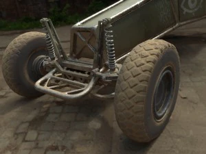 db-5 scout vehicle 3D Model