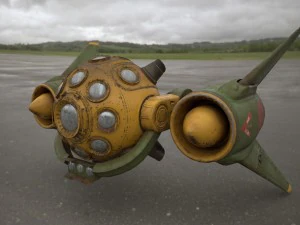 Космічний корабель-розвідник РС-1 3D Модель