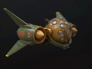 scout space-ship rs-1 3D Model