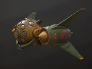 scout space-ship rs-1 3D Model