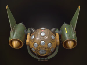scout space-ship rs-1 3D Model