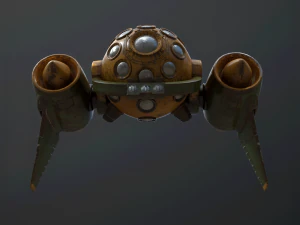scout space-ship rs-1 3D Model