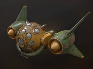 scout space-ship rs-1 3D Model