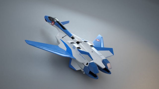 yf19 excalibur 3D Modell .c4d .max .obj .3ds .fbx .stl .blend