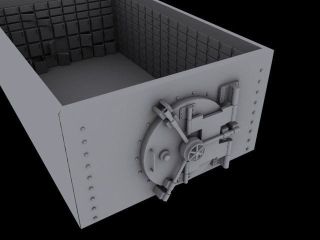 safe Model 3D .c4d .max .obj .3ds .fbx .stl .blend 