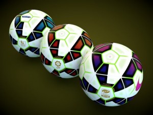 nike ordem 2 official 201415 match ball 3D Model