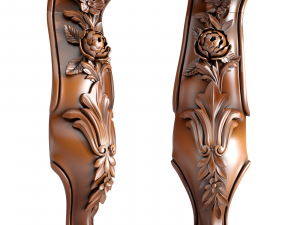 table and chairs and carvers cnc engraving 1 3D 模型