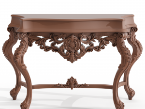 classic console table for cnc 1 3D Model