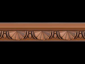 classical wooden ceiling carved cnc 3d 3D Model
