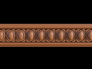 classical wooden ceiling carved cnc 3d 3D Model