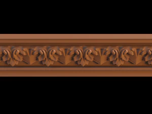 classical wooden ceiling carved cnc 3d 3D Model